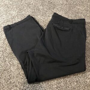 Gap Girlfriend Khaki Navy Pants - Womens 20, Waist 19.5”, Total Length 36.5”